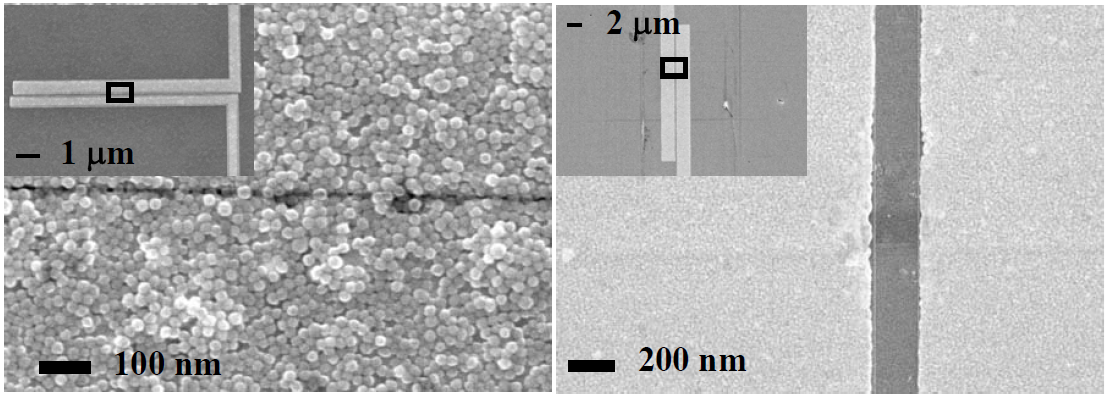 Electrically driven phase transition in magnetite nanostructures